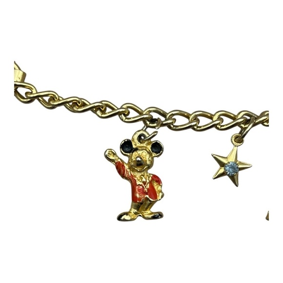 VINTAGE 1960'S "LITTLE MISS" DISNEYLAND CHARM BRACELET - Picture 3 of 7